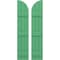 Ekena Millwork Americraft 3-Board (3 Batten) Wood Joined Board-n-Batten Shutters w/ Arch Top, ARW401BQ311X77LPH, PR ARW401BQ311X77LPH - alternate 1